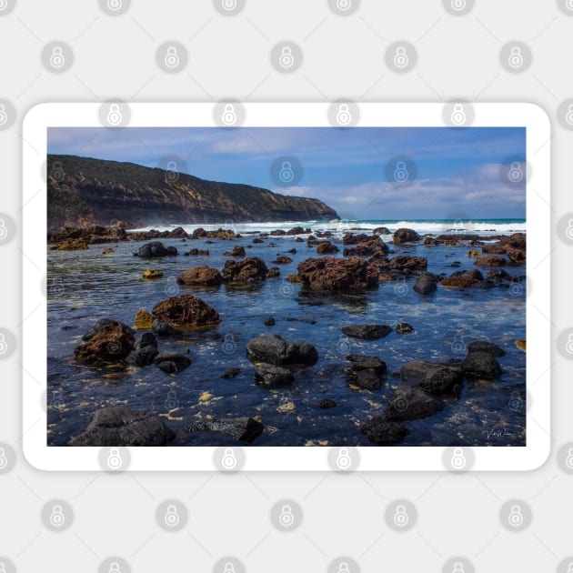 Fingal Beach, Cape Schanck, Mornington Peninsula, Victoria, Australia. Sticker by VickiWalsh